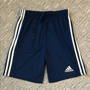 Adidas Boy’s Navy Blue Athletic Shorts